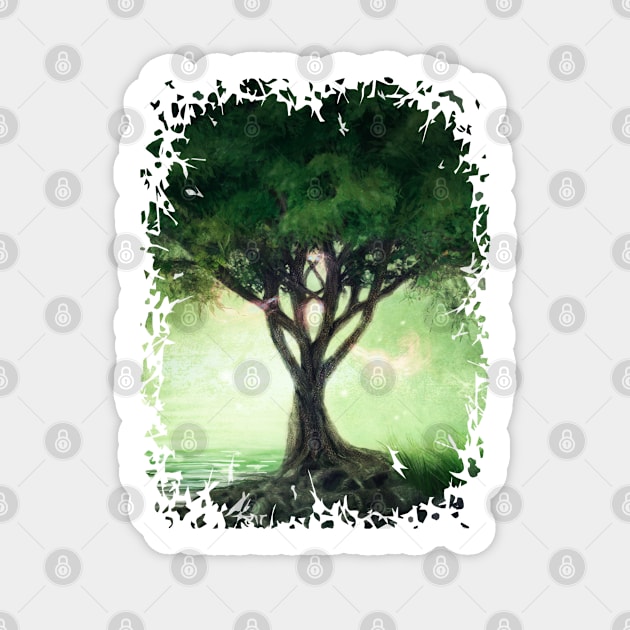 Eternal Tree Sticker by 3vaN